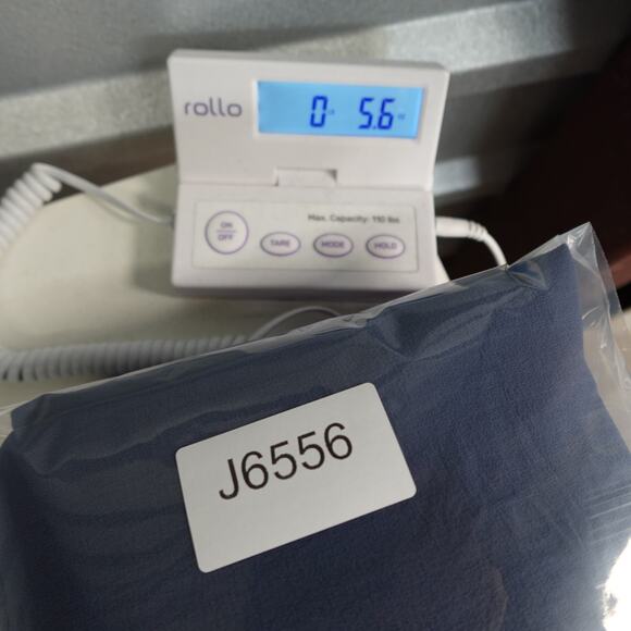 Tory Burch Top Womens 12 Silk Button Front Pintuck Chiffon Harbor Blue Long Slv - Picture 12 of 12